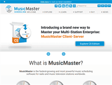 Tablet Screenshot of musicmaster.com